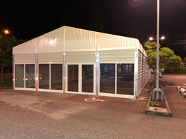 Raktársátor 10 méter széles-77